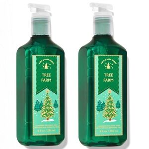 Bath & Body Works Tree Farm Cleansing Gel Hand Soap 2 Bottles